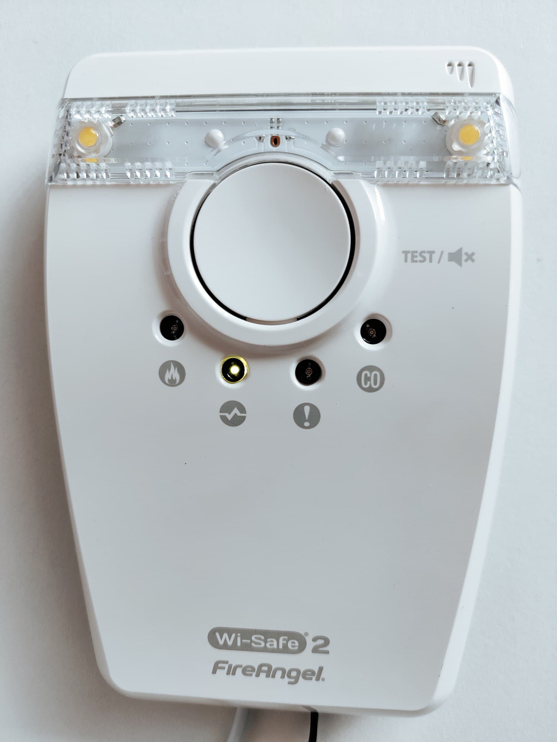 A combined smoke and carbon monoxide alarm