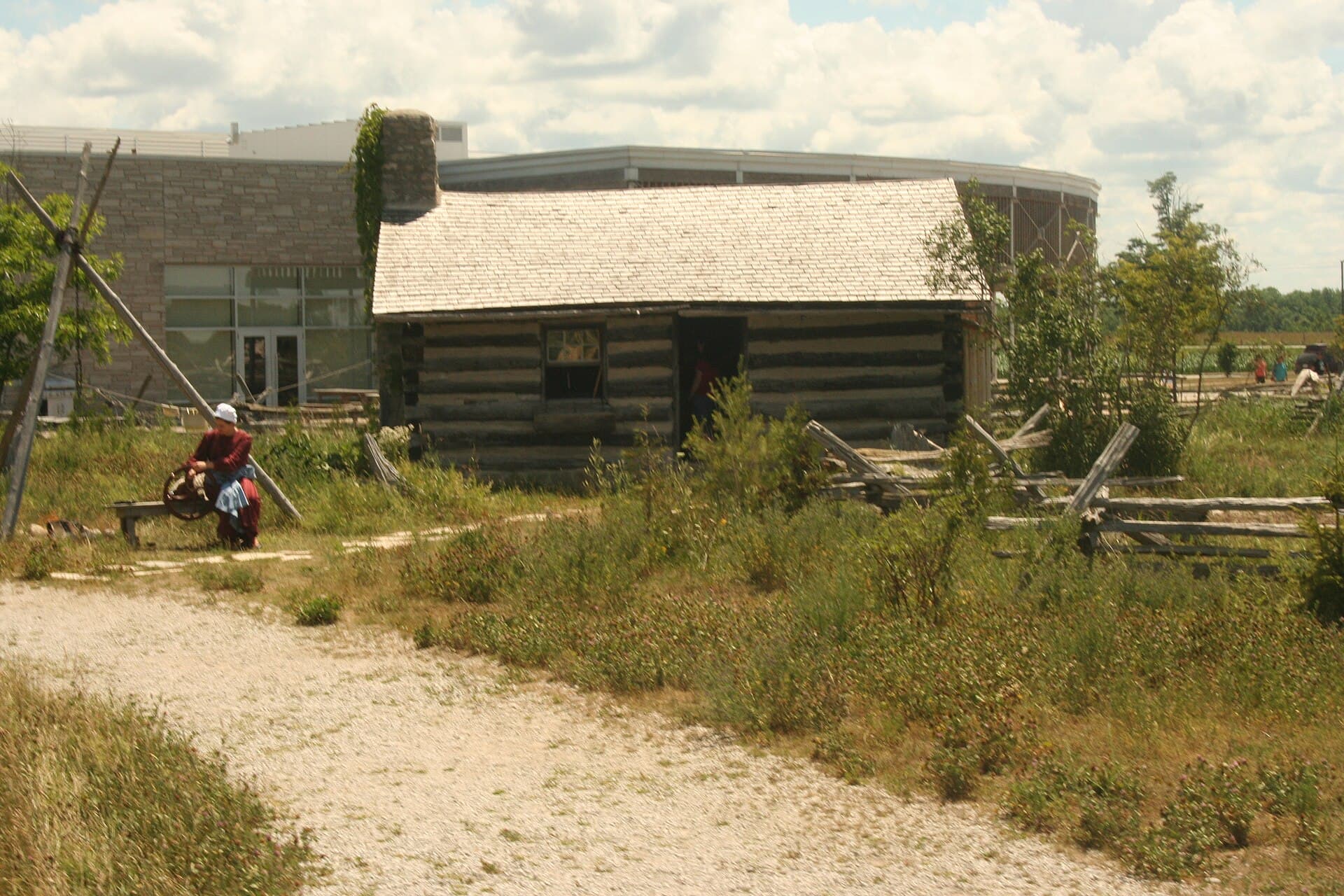 Log cabin at Grey Roots' Moreston Heritage Village