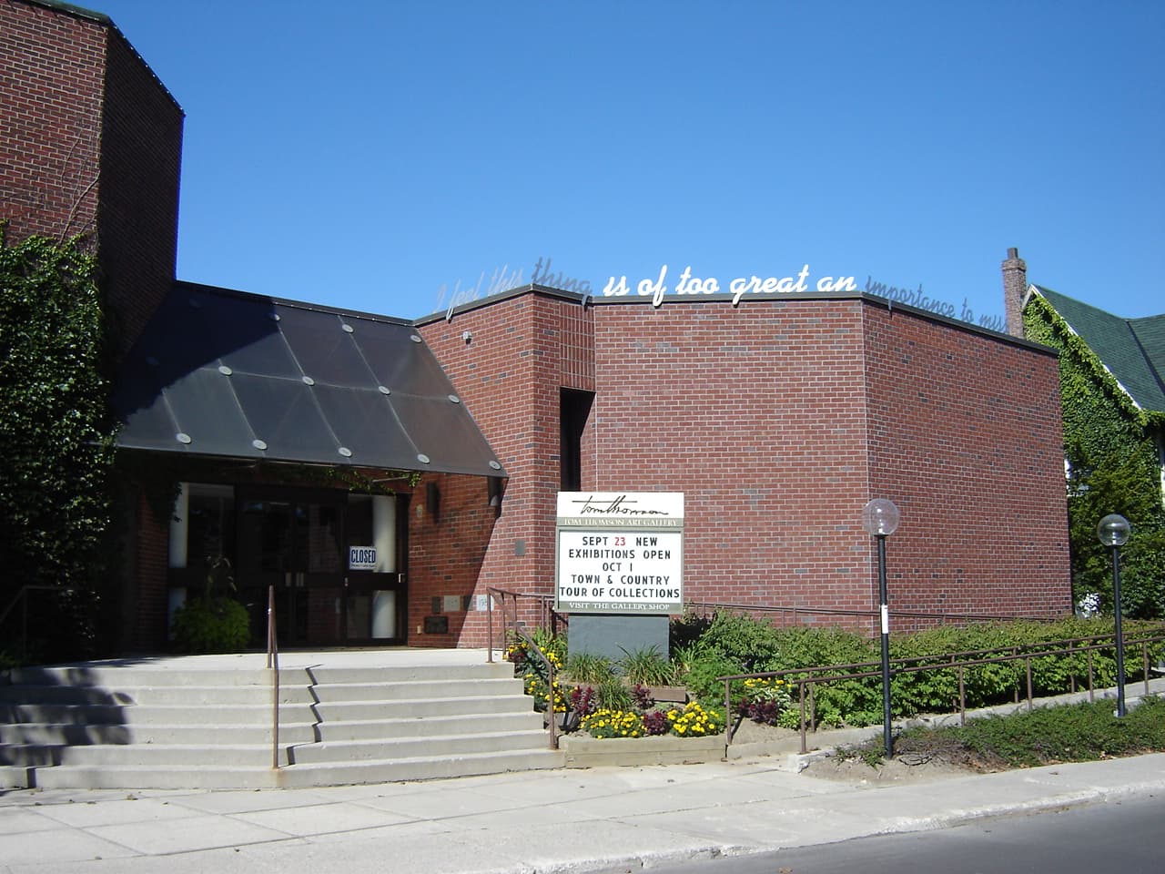 The Tom Thomson Art Gallery in Owen Sound
