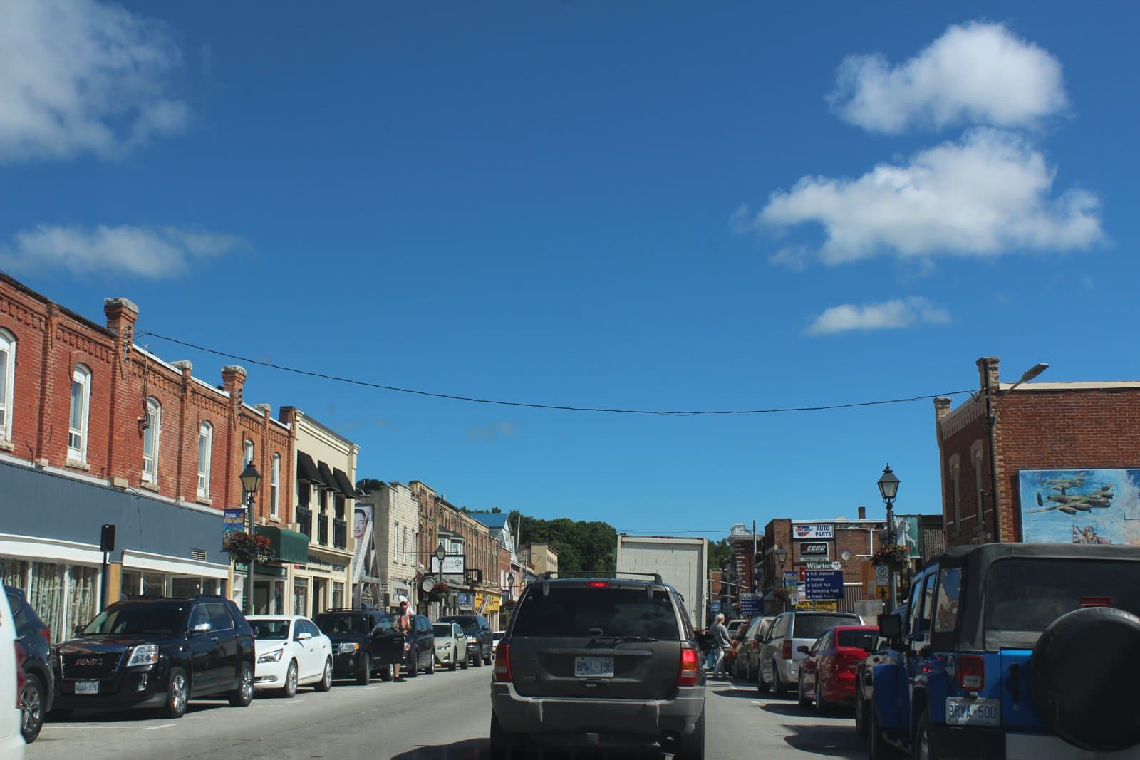 Berford Street in downtown Wiarton, looking north