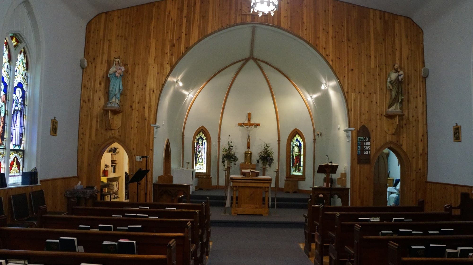 Interior of St. Stanislaus Church, Chatsworth
